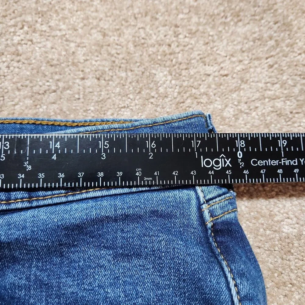 Levi's 506 Jeans Mens 36(35)x30 Straight Leg Blue Denim Medium Wash Stretch